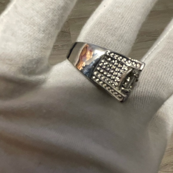 Diamond squared ring - Picture 3 of 7